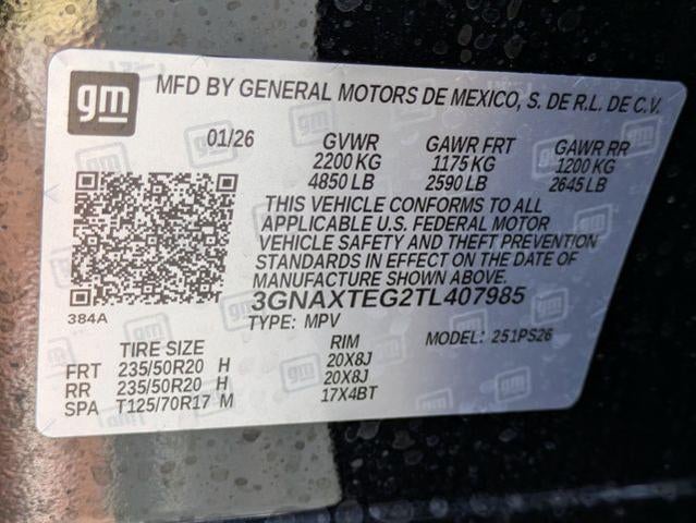 2026 Chevrolet Equinox AWD RS