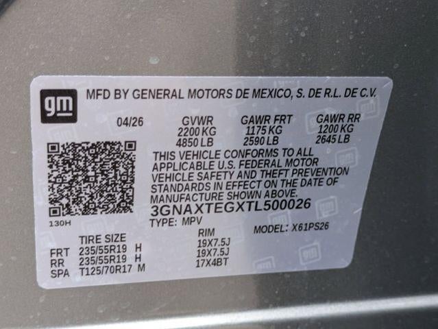 2026 Chevrolet Equinox AWD RS
