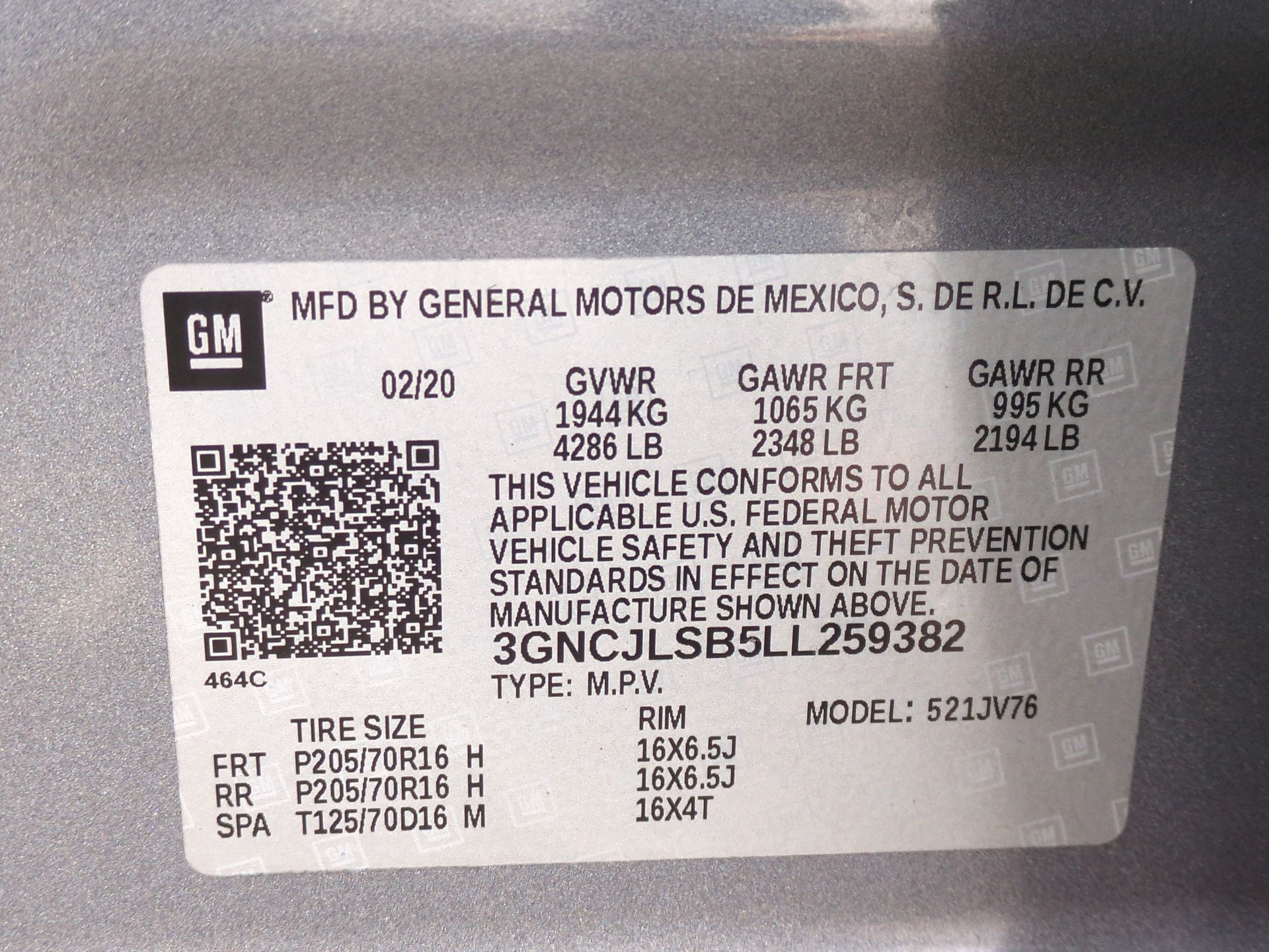 2020 Chevrolet Trax LT