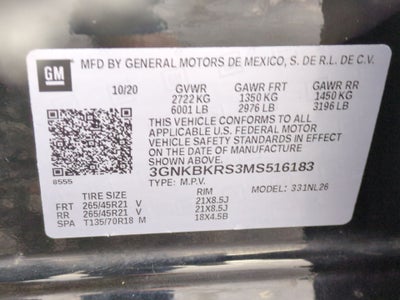 2021 Chevrolet Blazer RS