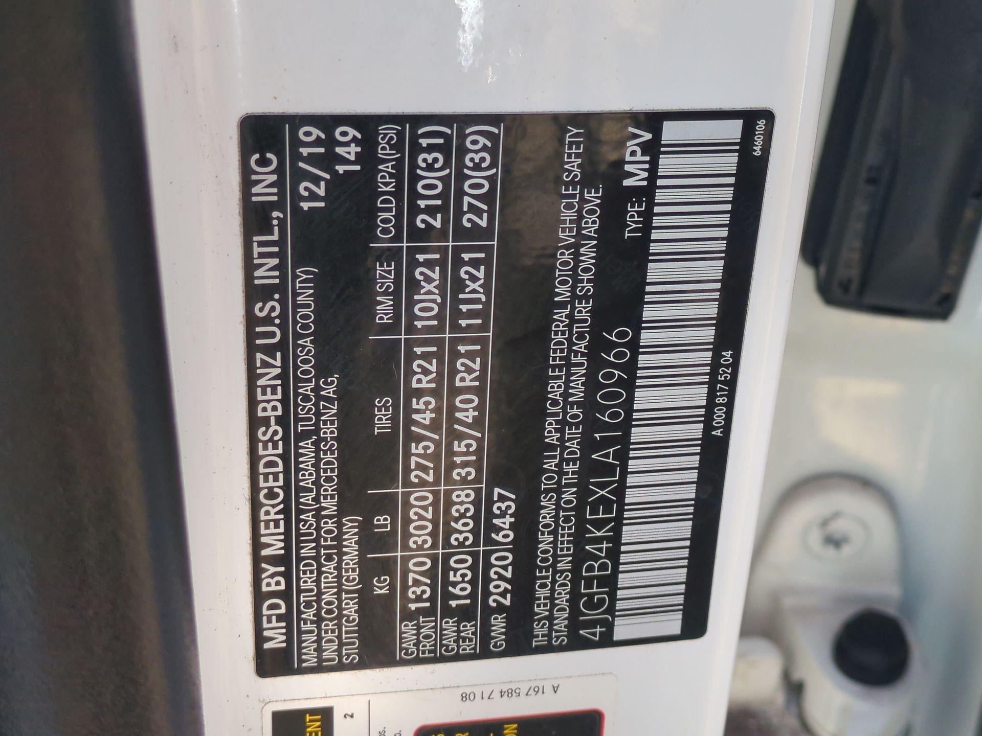 2020 Mercedes-Benz GLE 350 4MATIC®