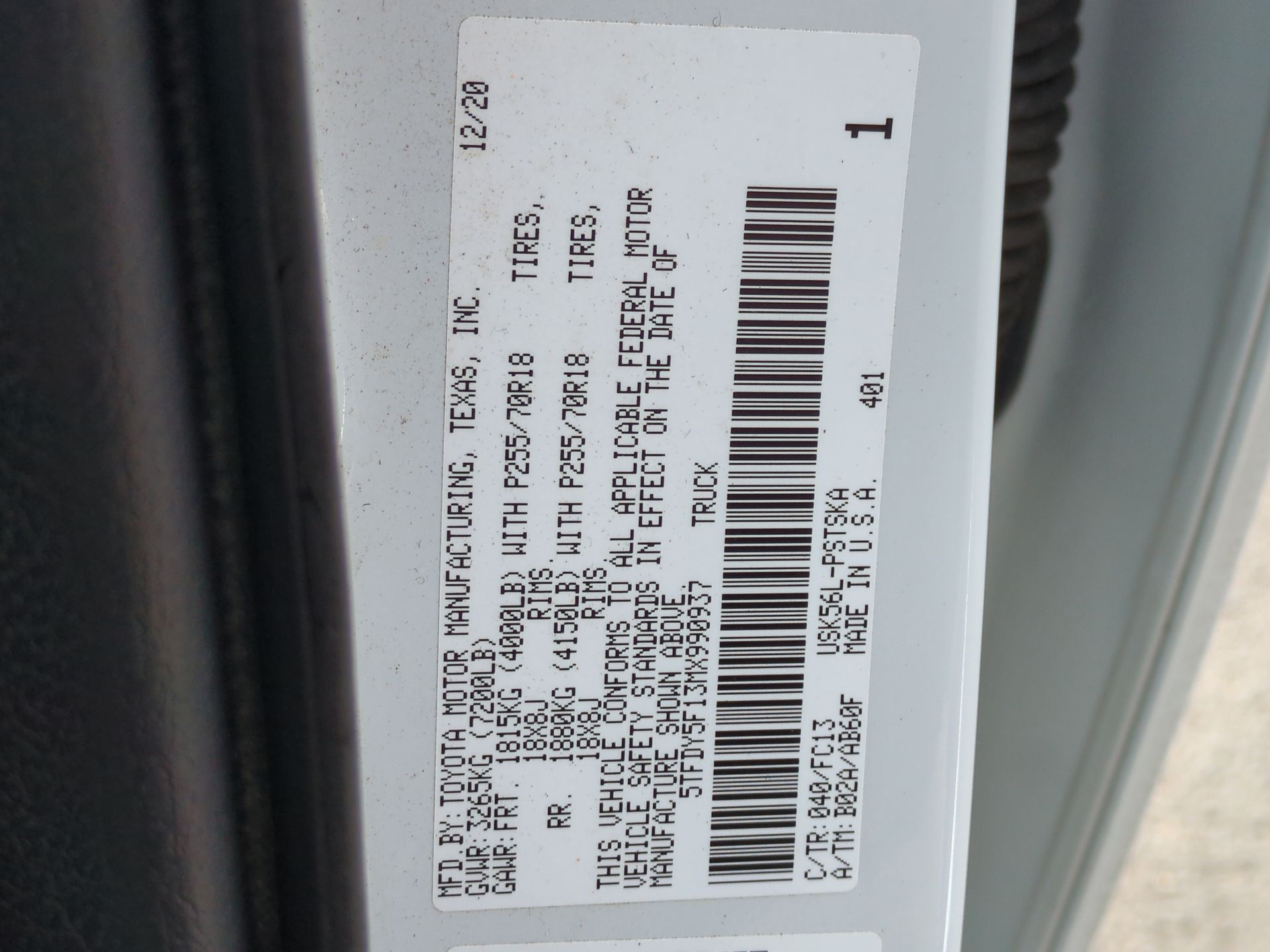 2021 Toyota Tundra SR5