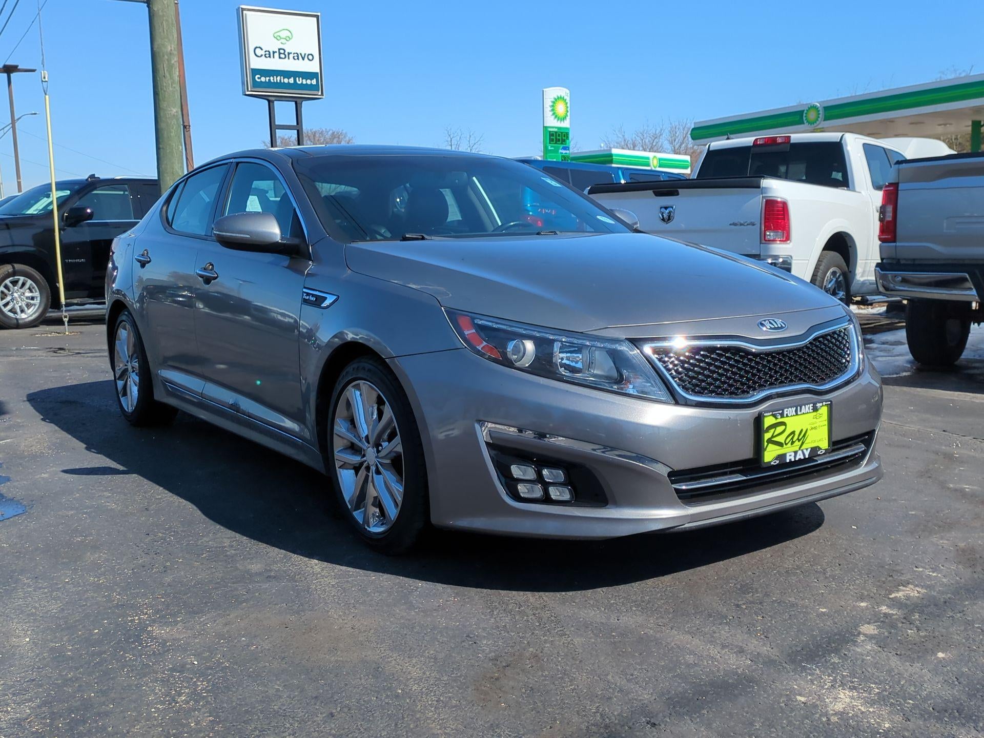 Used 2015 Kia Optima SX with VIN 5XXGR4A61FG475811 for sale in Fox Lake, IL