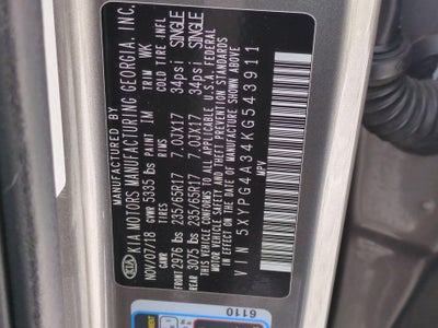 2019 Kia Sorento 2.4L LX