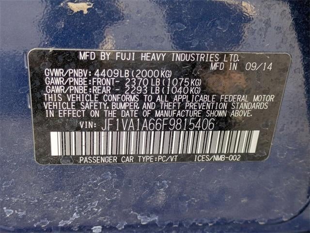 2015 Subaru WRX Base