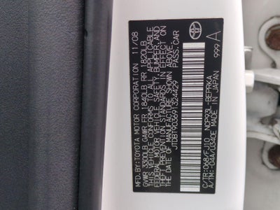 2009 Toyota Yaris 4DR SDN BASE AT