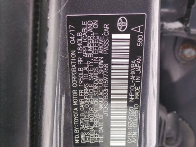 2017 Toyota Prius c Two