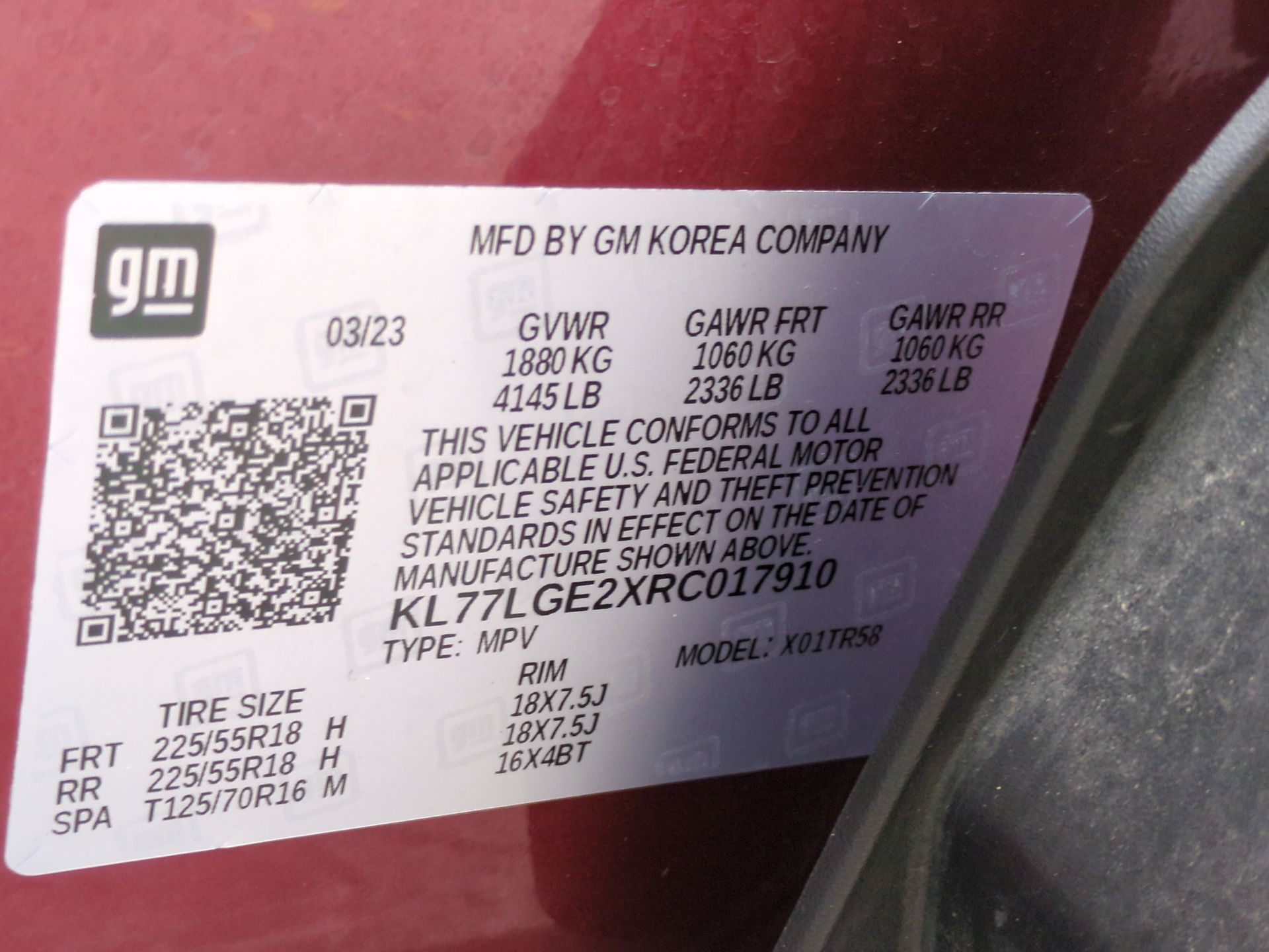 2024 Chevrolet Trax 1RS
