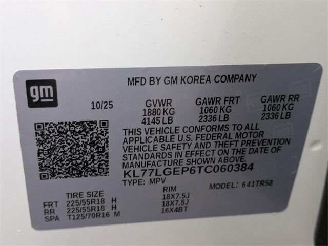 2026 Chevrolet Trax FWD 4dr 1RS