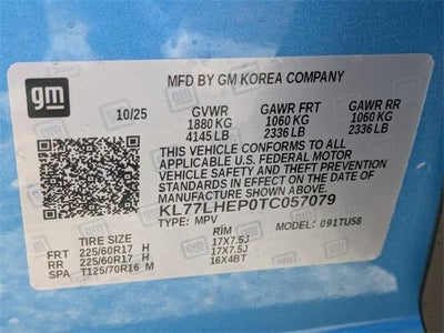 2026 Chevrolet Trax FWD 4dr LT