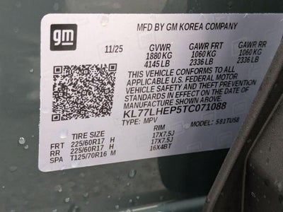 2026 Chevrolet Trax FWD 4dr LT