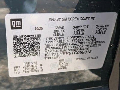 2026 Chevrolet Trax FWD 4dr LT