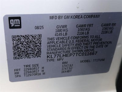 2026 Chevrolet Trax FWD 4dr LT