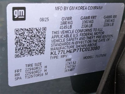 2026 Chevrolet Trax FWD 4dr LT