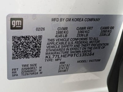 2026 Chevrolet Trax FWD 4dr LT