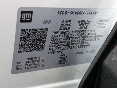2026 Chevrolet Trax FWD 4dr 2RS