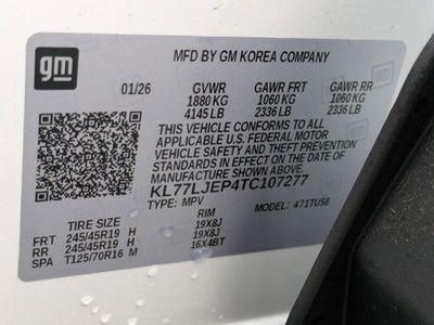 2026 Chevrolet Trax FWD 4dr 2RS