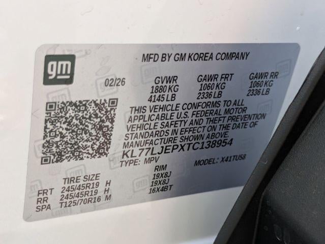 2026 Chevrolet Trax FWD 4dr 2RS