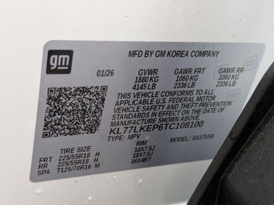 2026 Chevrolet Trax FWD 4dr ACTIV