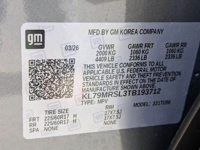 2026 Chevrolet Trailblazer AWD 4dr LT