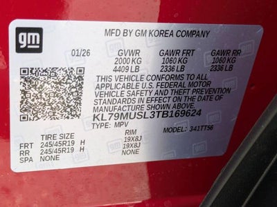 2026 Chevrolet Trailblazer AWD 4dr RS