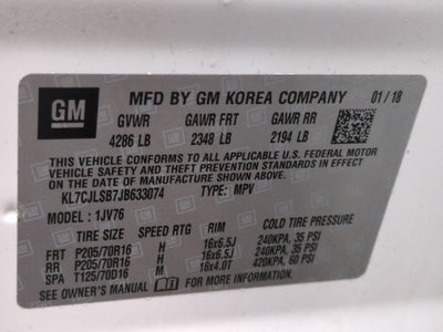 2018 Chevrolet Trax LT