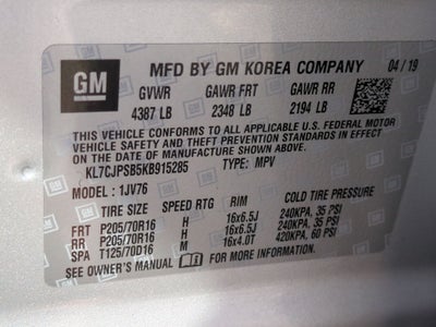 2019 Chevrolet Trax LT