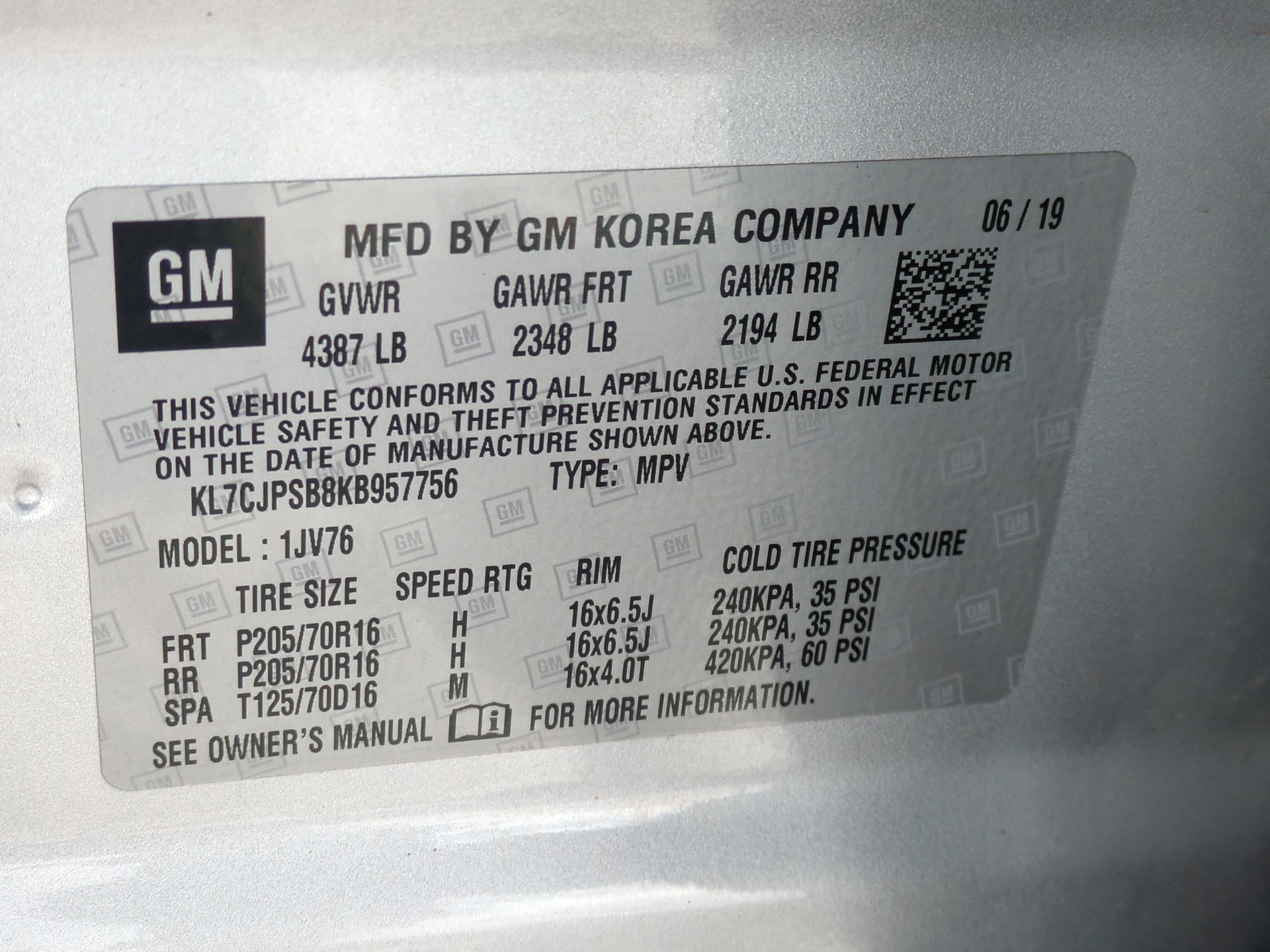 2019 Chevrolet Trax LT