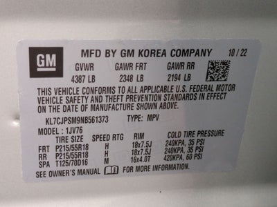 2022 Chevrolet Trax LT Sport Edition