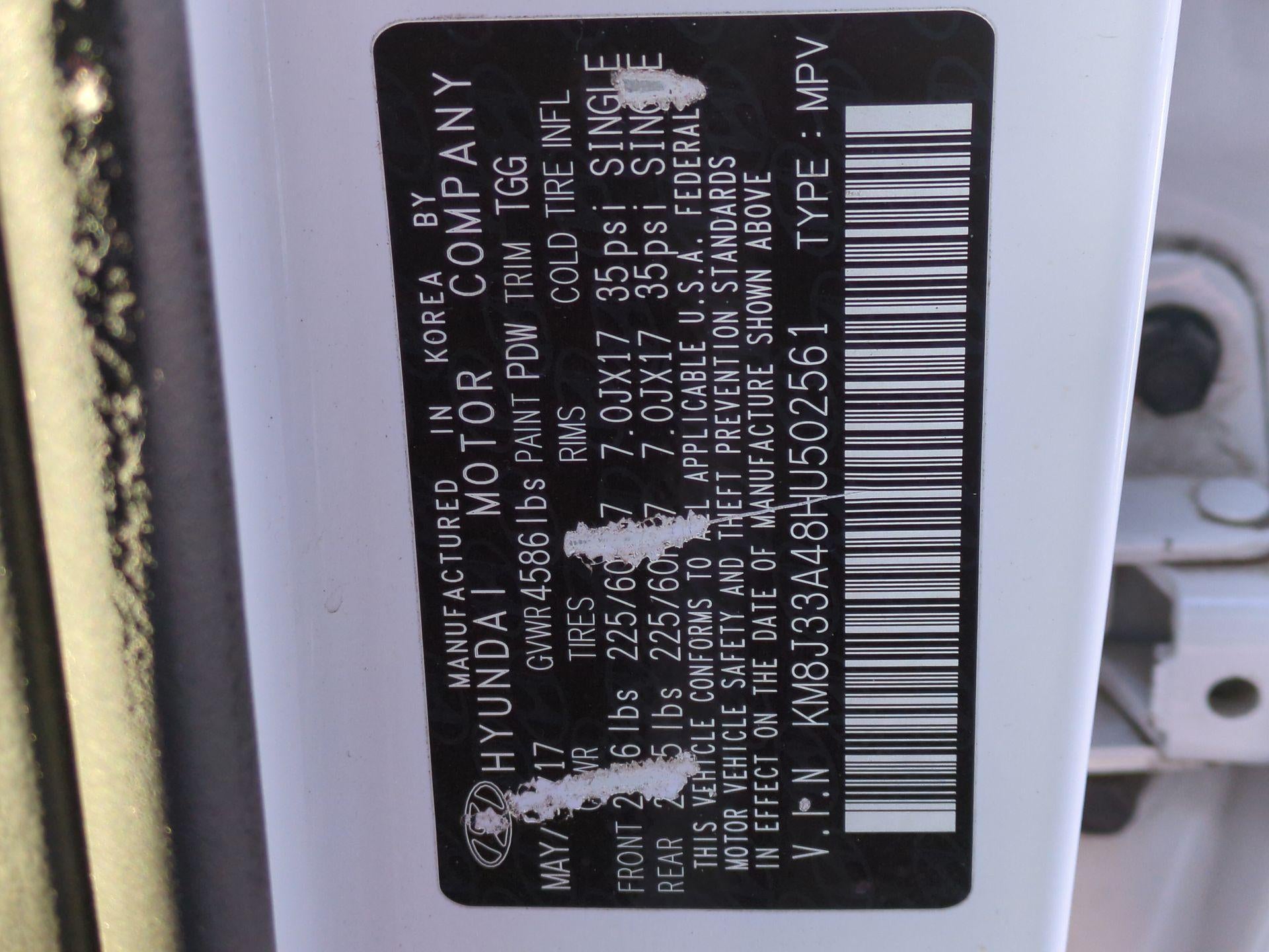 2017 Hyundai Tucson SE