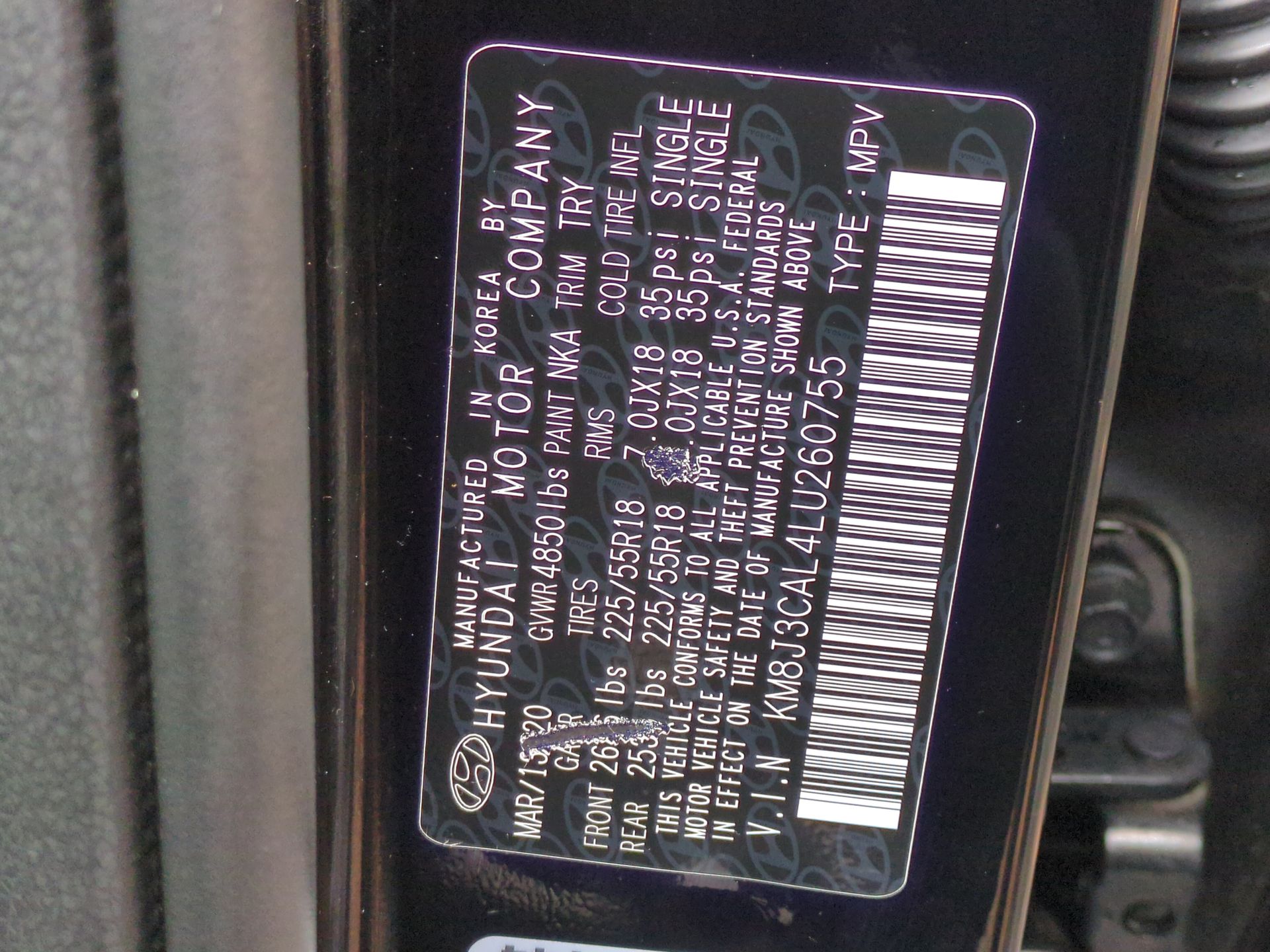 2020 Hyundai Tucson SEL