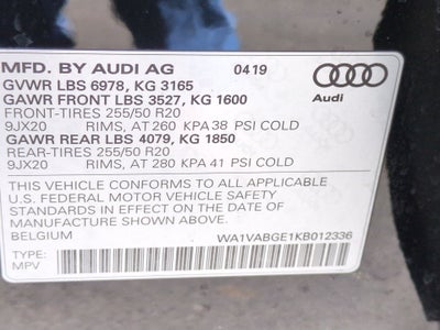 2019 Audi e-tron Premium Plus