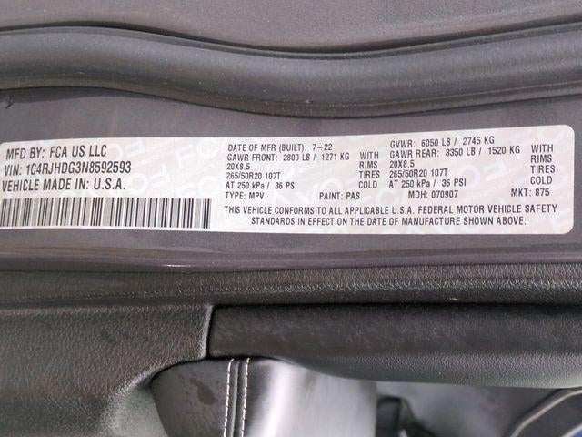 2022 Jeep Grand Cherokee Overland 4x4