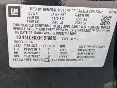 2017 Chevrolet Equinox FWD LT