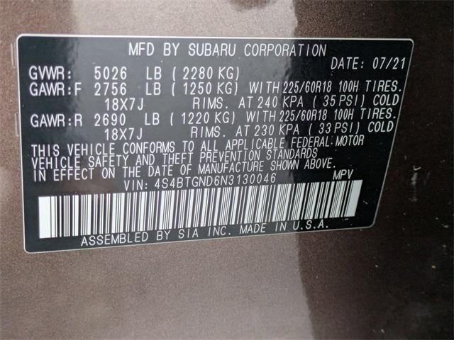 2022 Subaru Outback Limited XT CVT