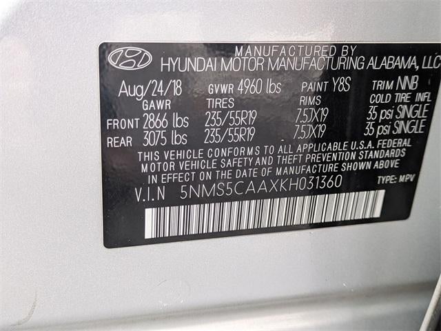 2019 Hyundai SANTA FE Ultimate 2.0T Auto AWD