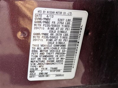 2013 Nissan Murano AWD 4dr LE