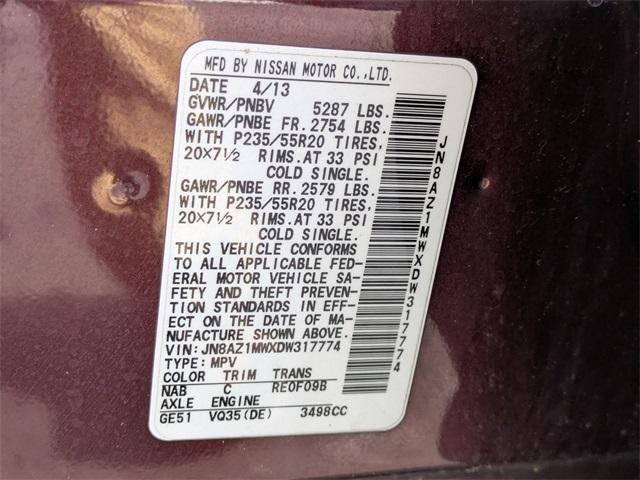 2013 Nissan Murano AWD 4dr LE