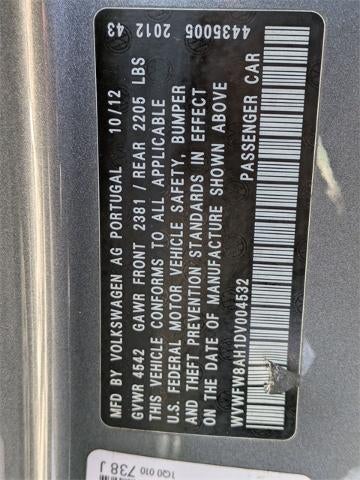 2013 Volkswagen Eos 2dr Conv Lux