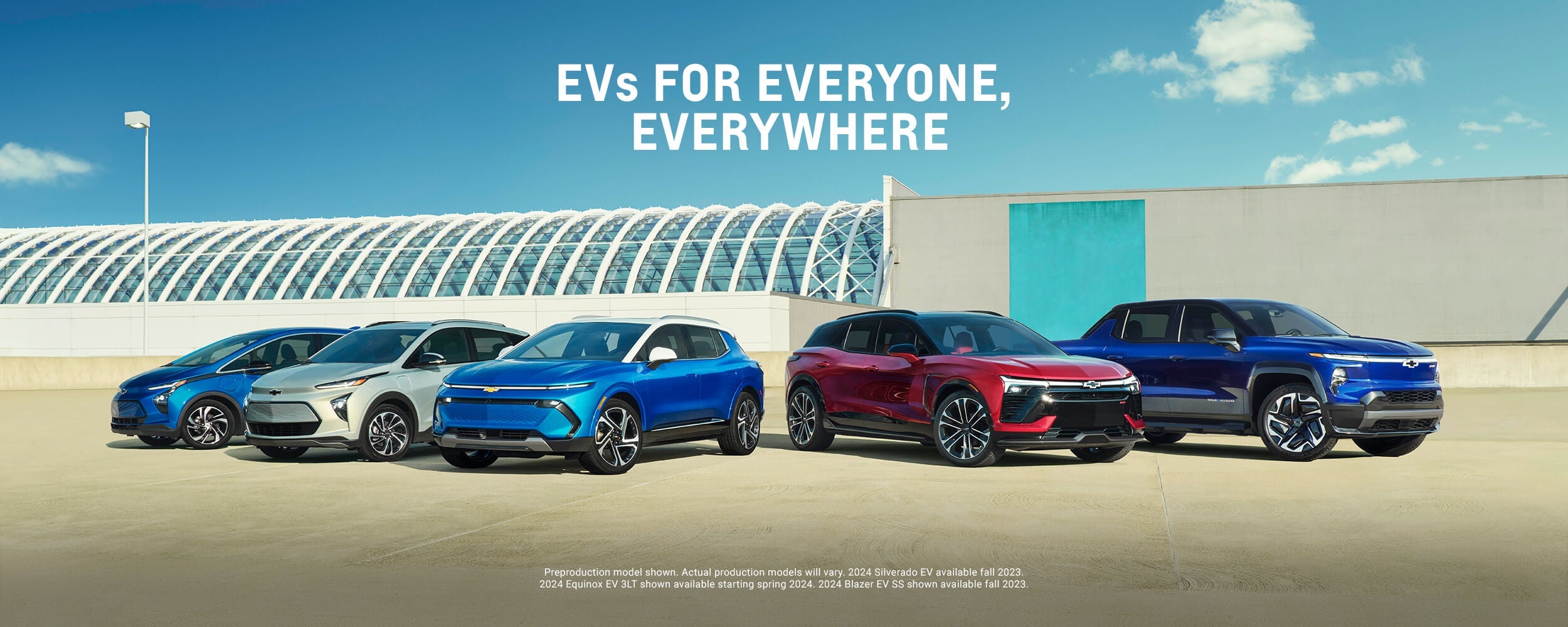 Chevy EV's for everyone