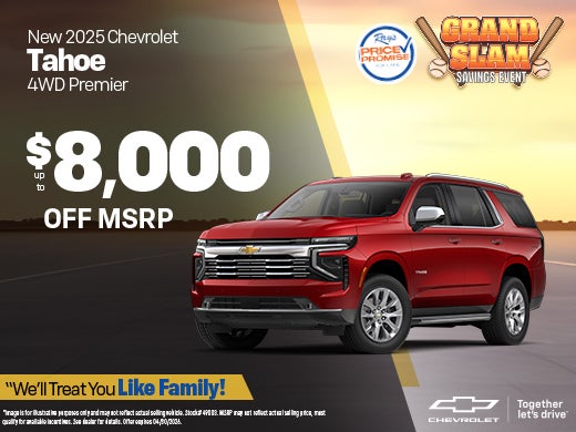 New 2025 Chevy Tahoe 4WD Premier