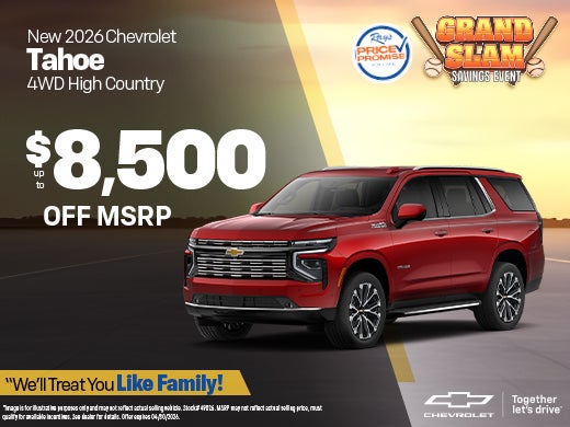 New 2025 Chevy Tahoe 4WD Premier