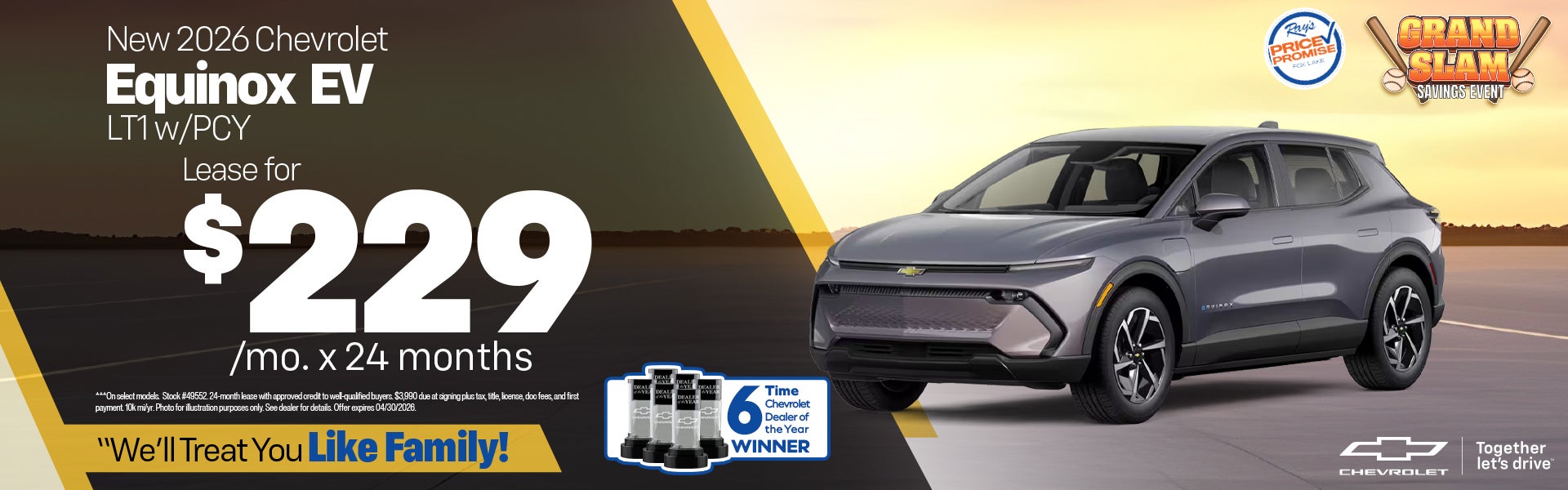 New 2026 Chevy Equinox EV LT1 w/PCY