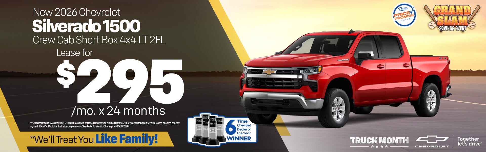 New 2026 Chevy Silverado 1500 Crew Cab Short Box 4x4 LT 2FL