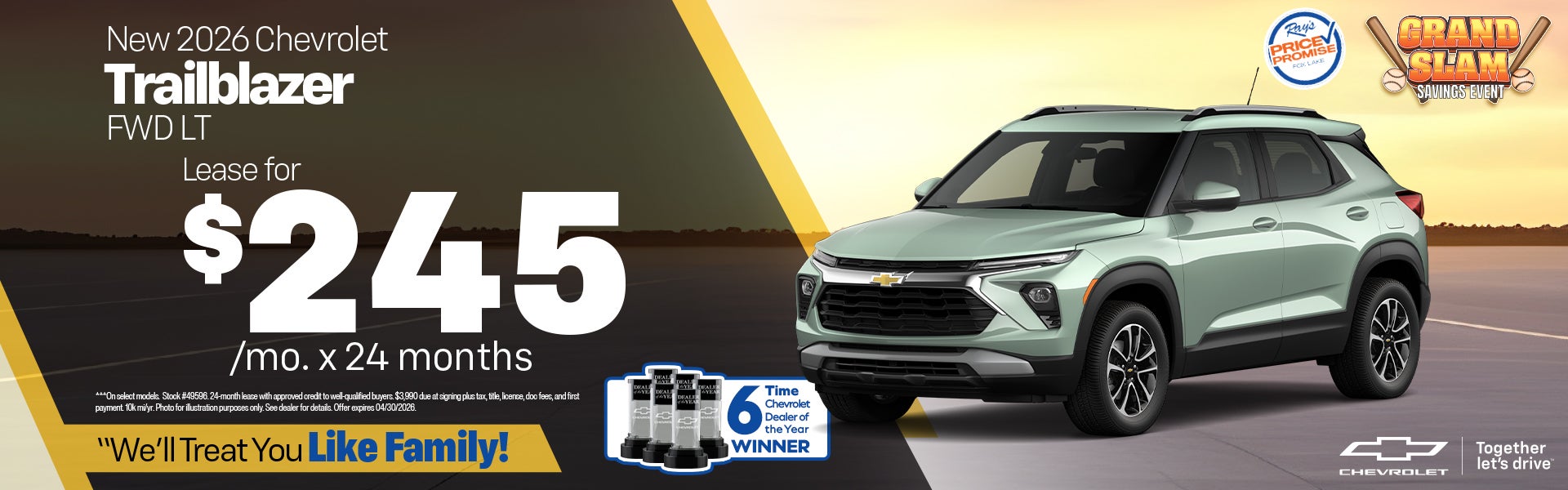 New 2026 Chevy Trailblazer FWD LT