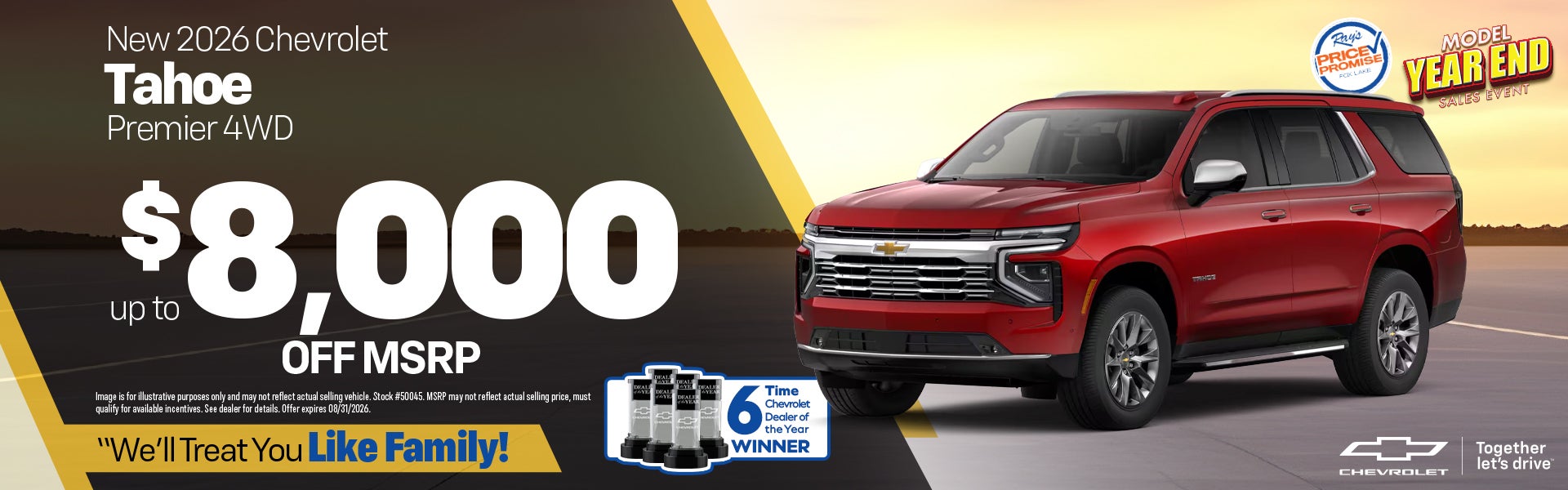 2026 Chevrolet Tahoe Premier 4WD