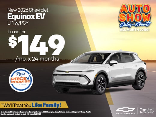 New 2026 Chevy Equinox EV LT1 w/PCY