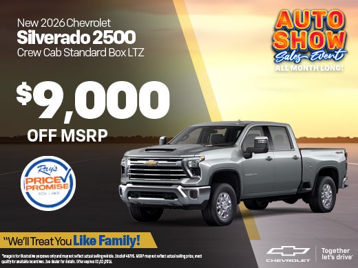New 2026 Chevy Silverado 2500 Crew Cab Standard Box LTZ