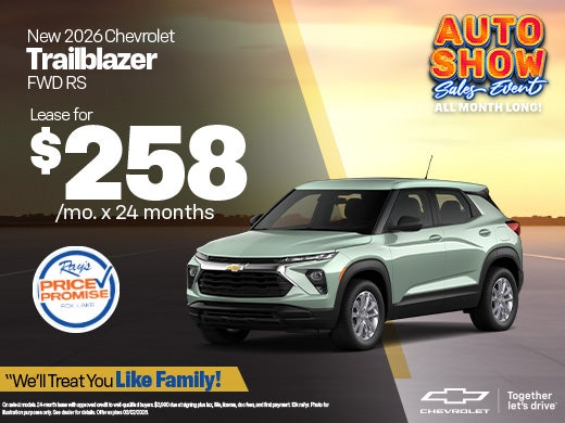 New 2026 Chevy Trailblazer FWD RS