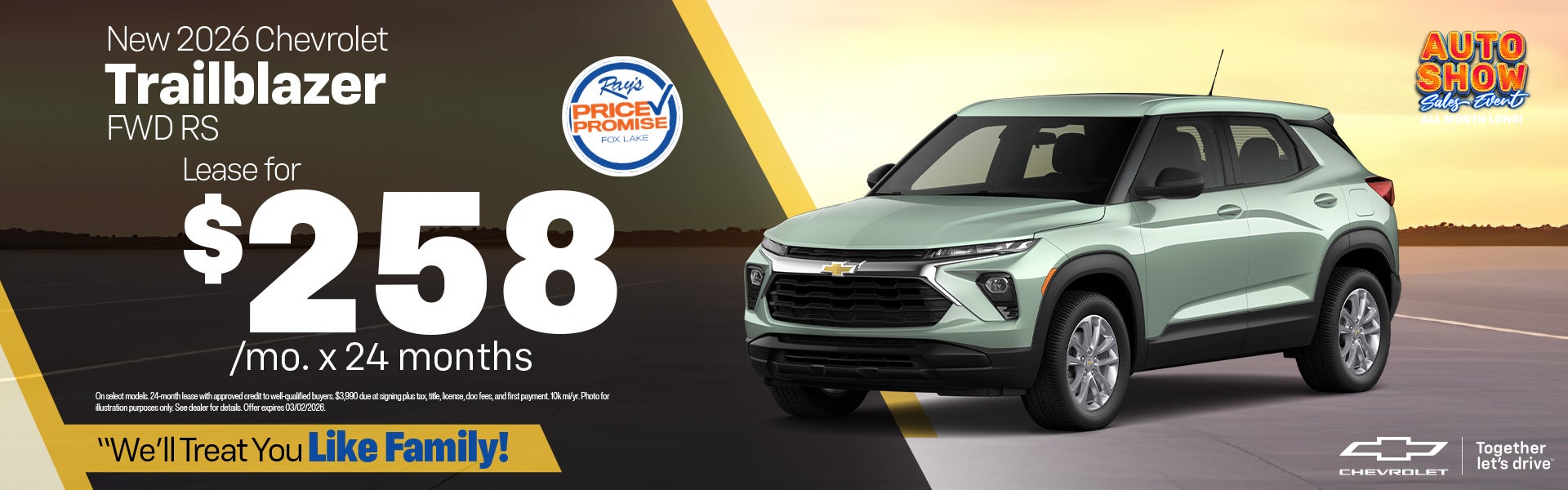 New 2026 Chevy Trailblazer FWD RS